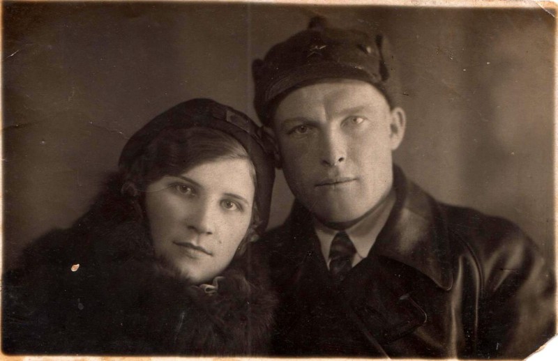 Василий Шмагин с женой