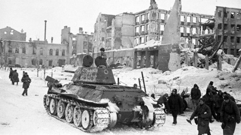 Сталинград. Наступление советских войск зимой 1943. Фото: © asu.ru 