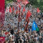 Жители Украины отмечают День Победы в другой стране